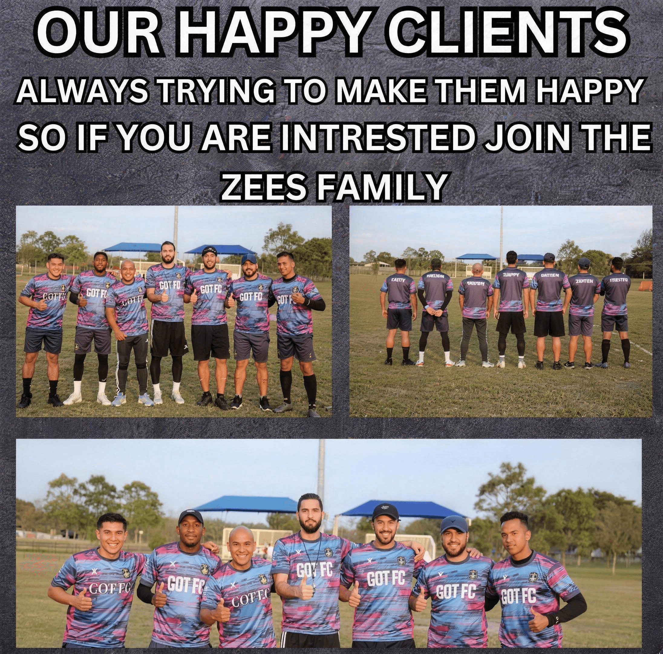 GOT FC in custom kit by Zees Commerce