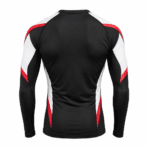 Custom BJJ Rash Guard - back view - Zees Commerce