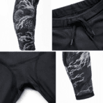 Custom BJJ Spats - fabric detail - Zees Commerce
