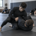 Custom BJJ Spats - on model - Zees Commerce