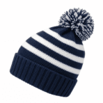 Custom Bobble Beanie - back view - Zees Commerce