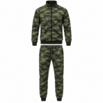 Custom Camouflage Tracksuit - front view - Zees Commerce