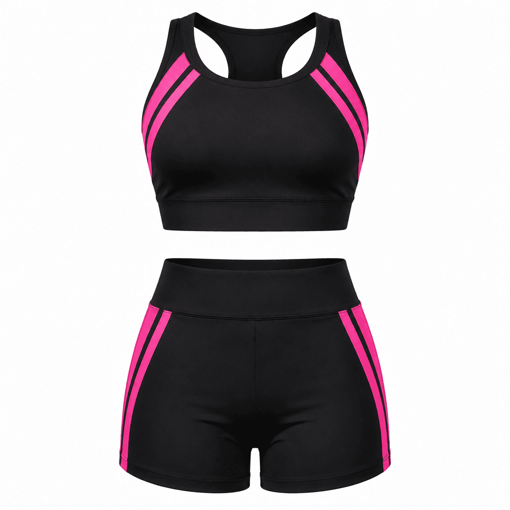 Custom Cheer Practice Set front view Custom Cheer Practice Set - front view - Zees Commerce