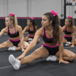 Custom Cheer Practice Set - on model - Zees Commerce
