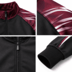 Custom Cheer Warm-Up Jacket - fabric detail - Zees Commerce