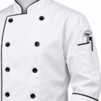 Custom Chef Jacket - fabric detail - Zees Commerce