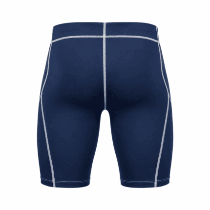 Custom Compression Shorts - back view - Zees Commerce