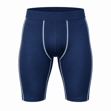 Custom Compression Shorts - front view - Zees Commerce