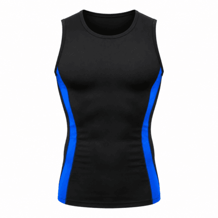 Custom Compression Tank Top - front view - Zees Commerce
