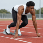 Custom Compression Tights - on model - Zees Commerce