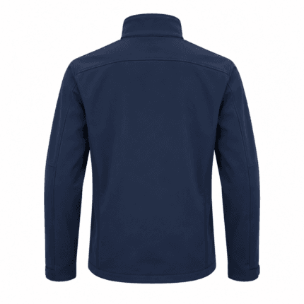 Custom Corporate Softshell Jacket - back view - Zees Commerce
