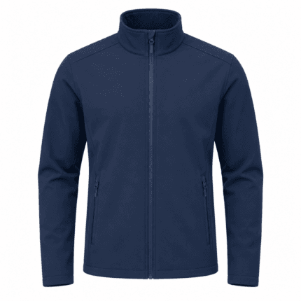 Custom Corporate Softshell Jacket - front view - Zees Commerce