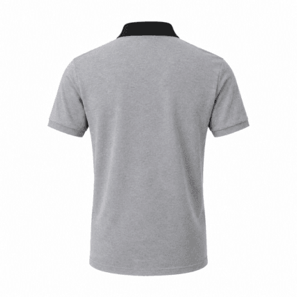 Custom Cotton Pique Polo Shirt - back view - Zees Commerce