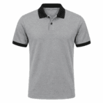 Custom Cotton Pique Polo Shirt - front view - Zees Commerce
