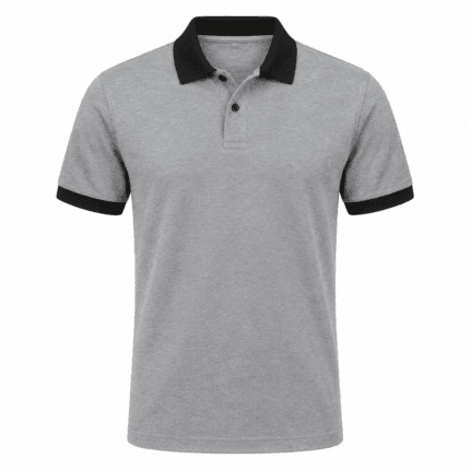 Custom Cotton Pique Polo Shirt - front view - Zees Commerce