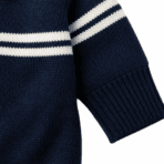 Custom Crew-Neck Knit Sweater - fabric detail - Zees Commerce