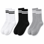 Custom Crew Sport Socks - back view - Zees Commerce