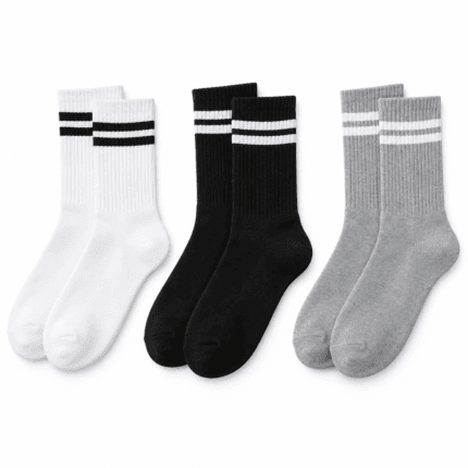 Custom Crew Sport Socks - back view - Zees Commerce