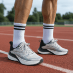 Custom Crew Sport Socks - on model - Zees Commerce