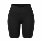 Custom Crossover Biker Shorts - front view - Zees Commerce