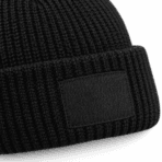 Custom Cuffed Knit Beanie - fabric detail - Zees Commerce