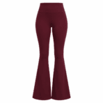 Custom Flared Leggings - front view - Zees Commerce
