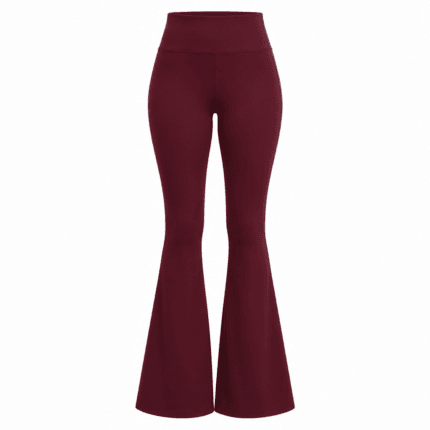 Custom Flared Leggings - front view - Zees Commerce