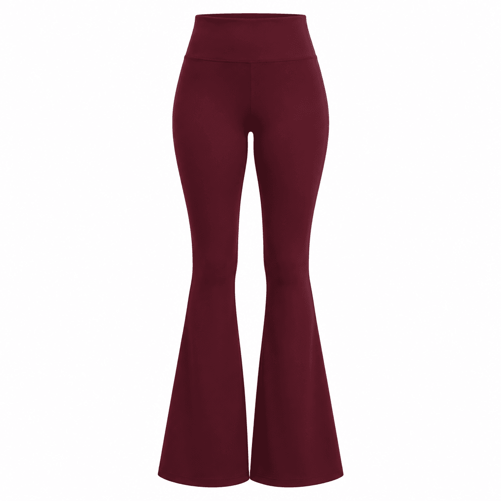 Custom Flared Leggings front view Custom Flared Leggings - front view - Zees Commerce
