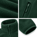 Custom Full-Zip Polar Fleece Jacket - fabric detail - Zees Commerce