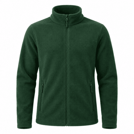 Custom Full-Zip Polar Fleece Jacket - front view - Zees Commerce