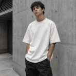 Custom Heavyweight Oversized T-Shirt - on model - Zees Commerce