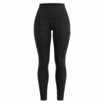 Custom High-Waist Sculpting Leggings - front view - Zees Commerce