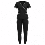 Custom Jogger Scrub Set - front view - Zees Commerce
