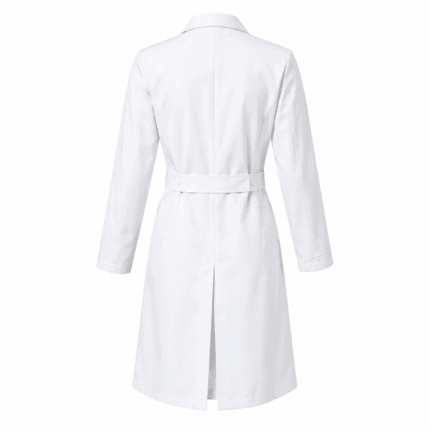 Custom Lab Coat - back view - Zees Commerce
