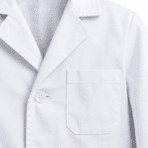 Custom Lab Coat - fabric detail - Zees Commerce
