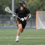 Custom Lacrosse Shorts - on model - Zees Commerce