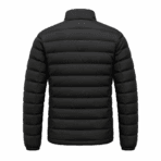 Custom Lightweight Quilted Puffer Jacket - back view - Zees Commerce