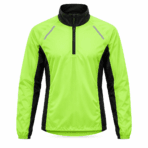 Custom Lightweight Running Windbreaker - front view - Zees Commerce