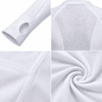 Custom Long-Sleeve Compression Top - fabric detail - Zees Commerce