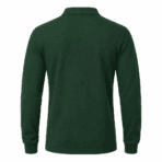 Custom Long-Sleeve Polo Shirt - back view - Zees Commerce