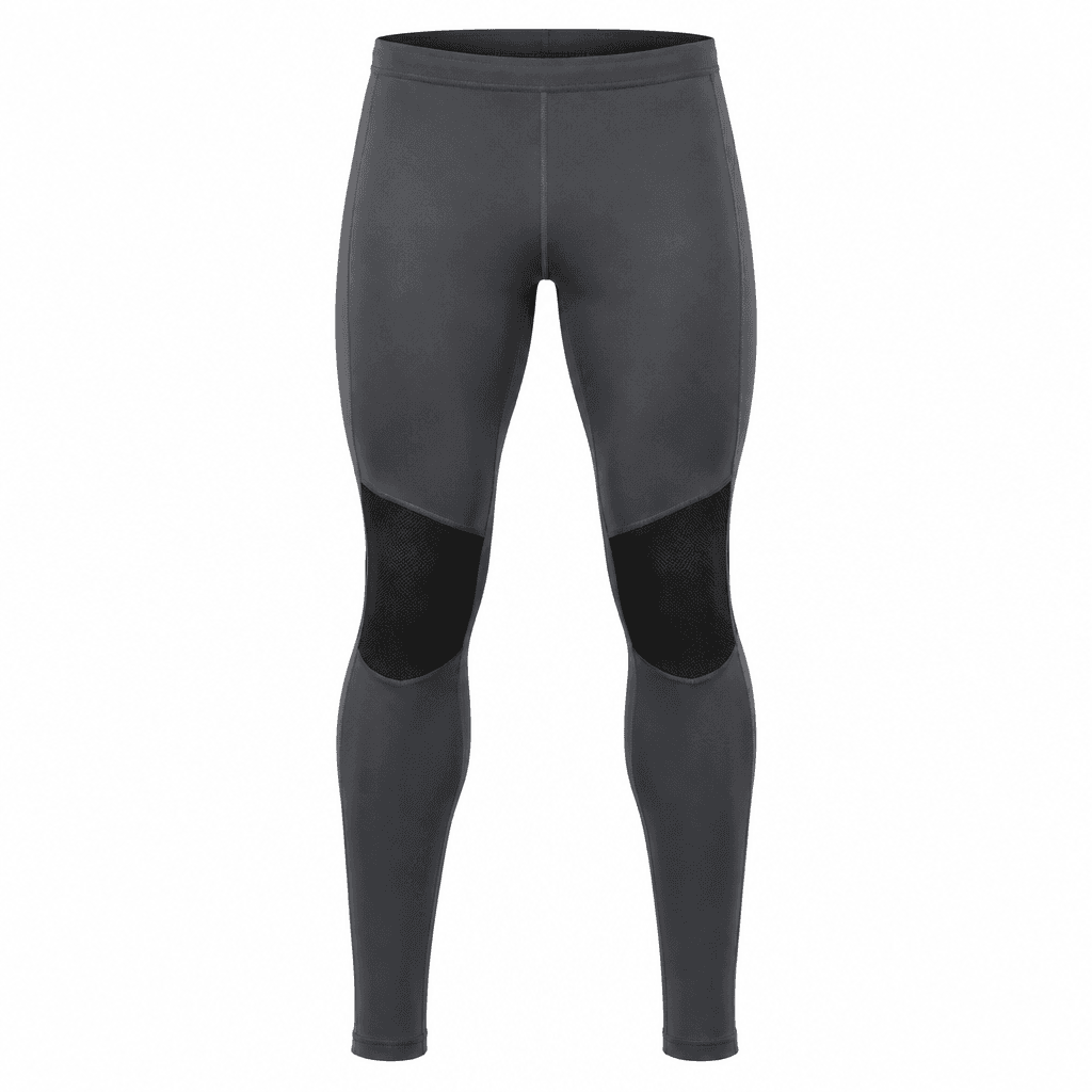 Custom Men's Training Tights front view Custom Men's Training Tights - front view - Zees Commerce