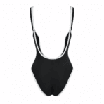 Custom One-Piece Swimsuit - back view - Zees Commerce