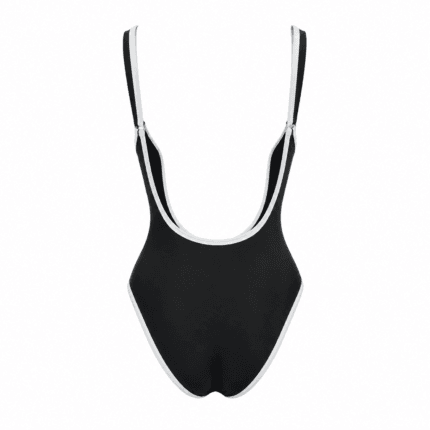 Custom One-Piece Swimsuit - back view - Zees Commerce