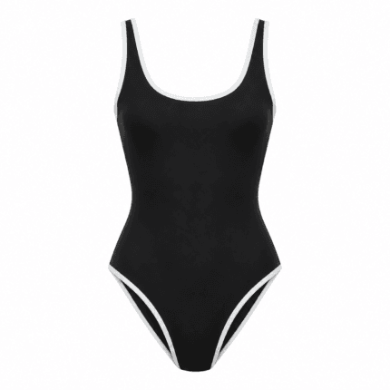 Custom One-Piece Swimsuit - front view - Zees Commerce