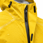 Custom Packable Rain Jacket - fabric detail - Zees Commerce