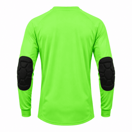 Custom Padded Goalkeeper Jersey - back view - Zees Commerce