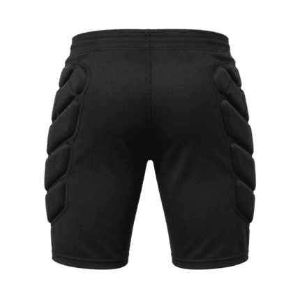 Custom Padded Goalkeeper Shorts - back view - Zees Commerce