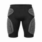 Custom Padded Goalkeeper Shorts - front view - Zees Commerce