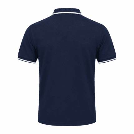 Custom Performance Polo Shirt - back view - Zees Commerce