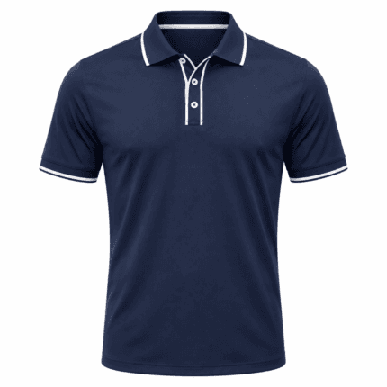 Custom Performance Polo Shirt - front view - Zees Commerce